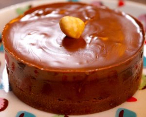 Torta chocolate belga com creme de Avelã