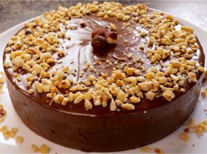 Torta de Chocolate Belga com Avelã (Nutella)